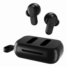 Skullcandy Dime On Ear True Wireless Earbuds - Black wireless headphones, best over ear headphones, noise cancelling headphones