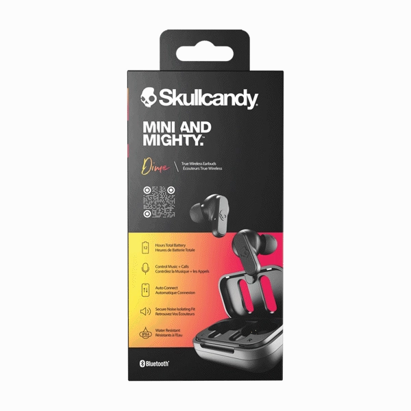 Skullcandy Dime On Ear True Wireless Earbuds - Black
