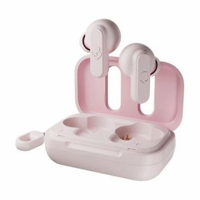 Skullcandy Dime Wireless Earbuds (Dusty Pink) earbuds and headphones, true wireless earbuds, noise cancelling earbuds