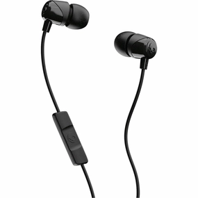 Skullcandy Jib In-Ear Wired Earbuds with Microphone, Compatible with Bluetooth Devices & Computers - Black bluetooth headphones, cheap wireless headphones, headphones with mic