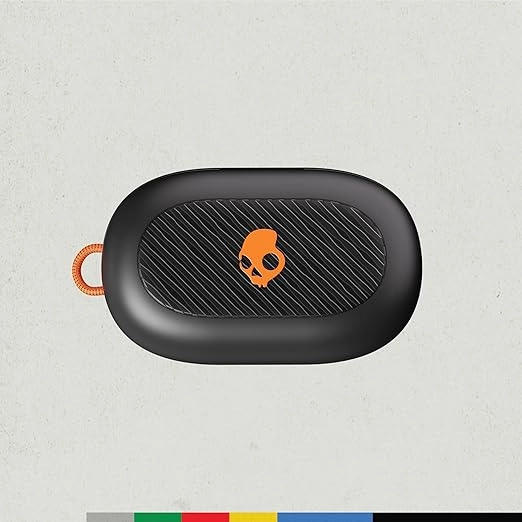Skullcandy Push Play Active In-Ear Wireless Works with iPhone Android and Bluetooth Devices - True Black/Orange
