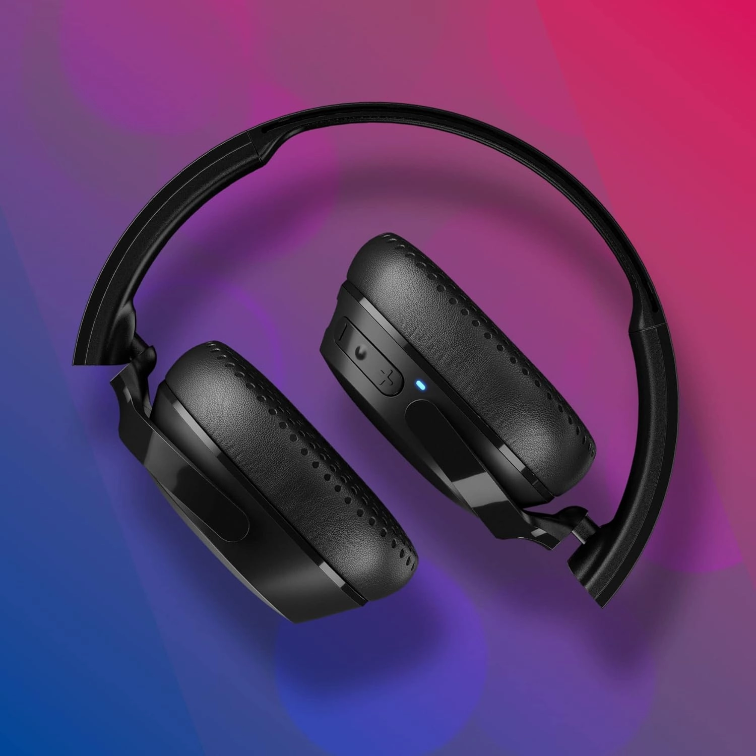 Skullcandy Riff 2 Wireless On-Ear Headphones | 34-Hour Battery, Mic, Bluetooth for iPhone & Android - Black