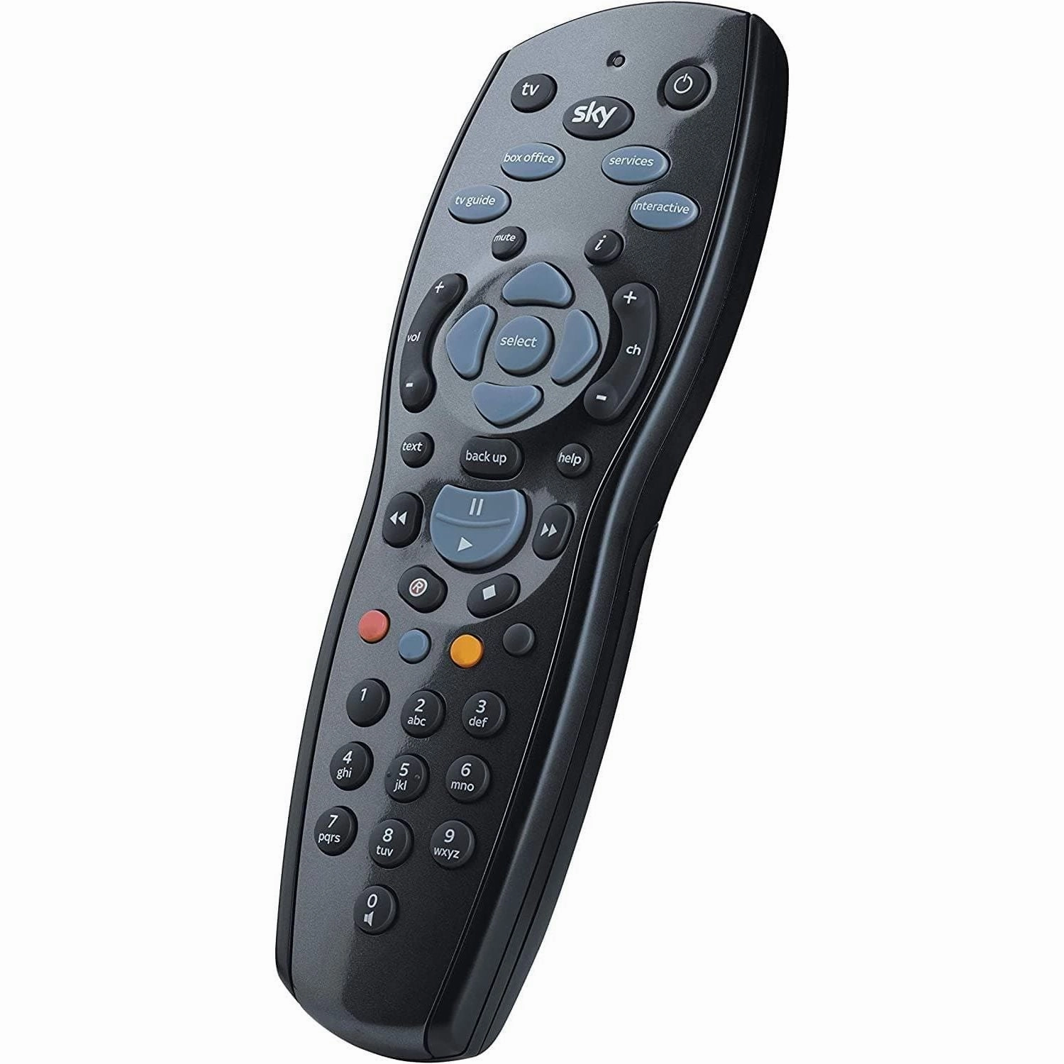 Sky  HD Remote 1TB/2TB - Official Sky Branded, Includes Duracell Batteries, Compatible with Sky  HD Digibox (SKY125, Black)