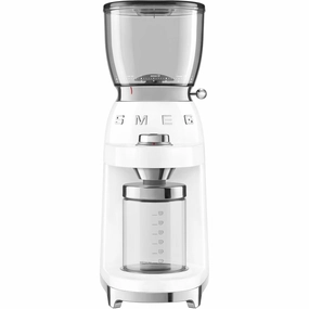 Smeg CGF01WHUK Coffee Grinder, Aluminium Construction, 50's Retro Style, 8 Programme Settings and 3 Grinding Grades, White phone accessories, mobile phone cases, best charging cable