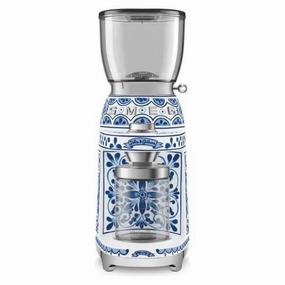 Smeg Dolce & Gabbana Mediterraneo Coffee Grinder - Blue/White (CGF01DGBUK) phone accessories, mobile phone cases, best charging cable