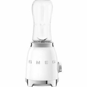 Smeg PBF01WHUK Retro 50s Personal Blender - 300W, 600ml, 2 Bottles-To-Go, White phone accessories, mobile phone cases, best charging cable