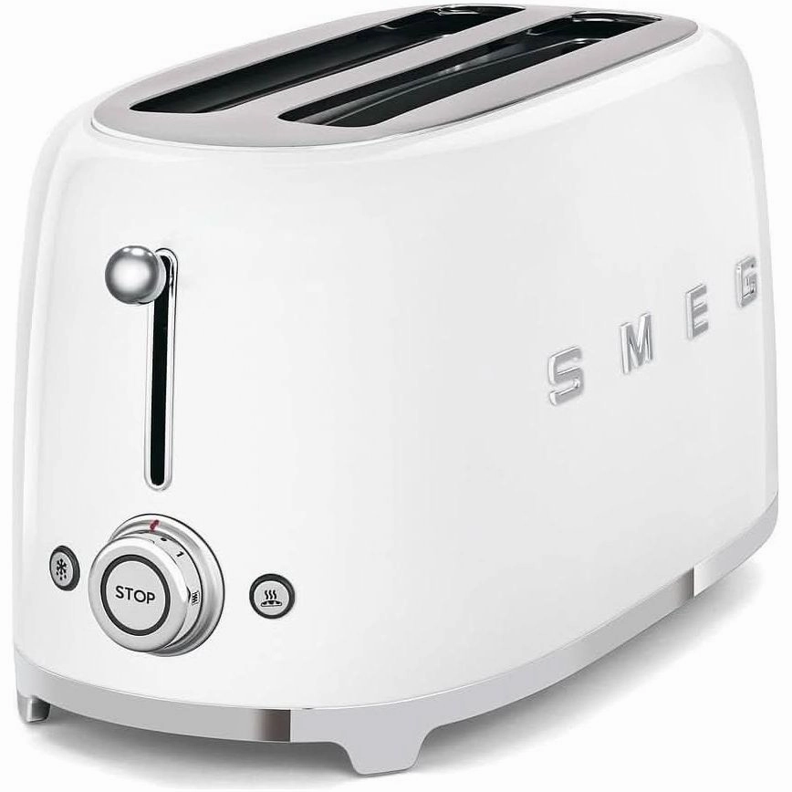 Smeg TSF02SSUK 4-Slice Toaster - Chrome