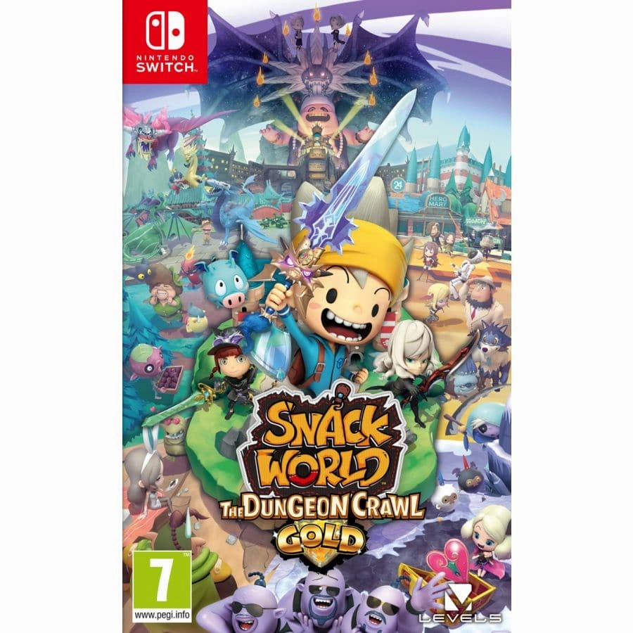 Snack World: The Dungeon Crawl - Gold Nintendo Games nintendo switch,game console accessories,wireless controllers,gaming system