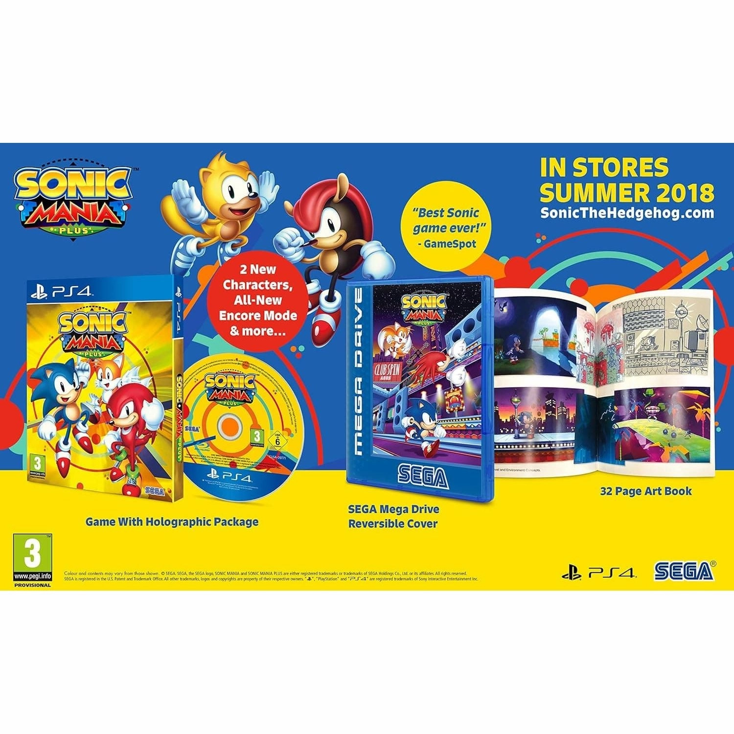 Sonic Mania Plus (PS4)