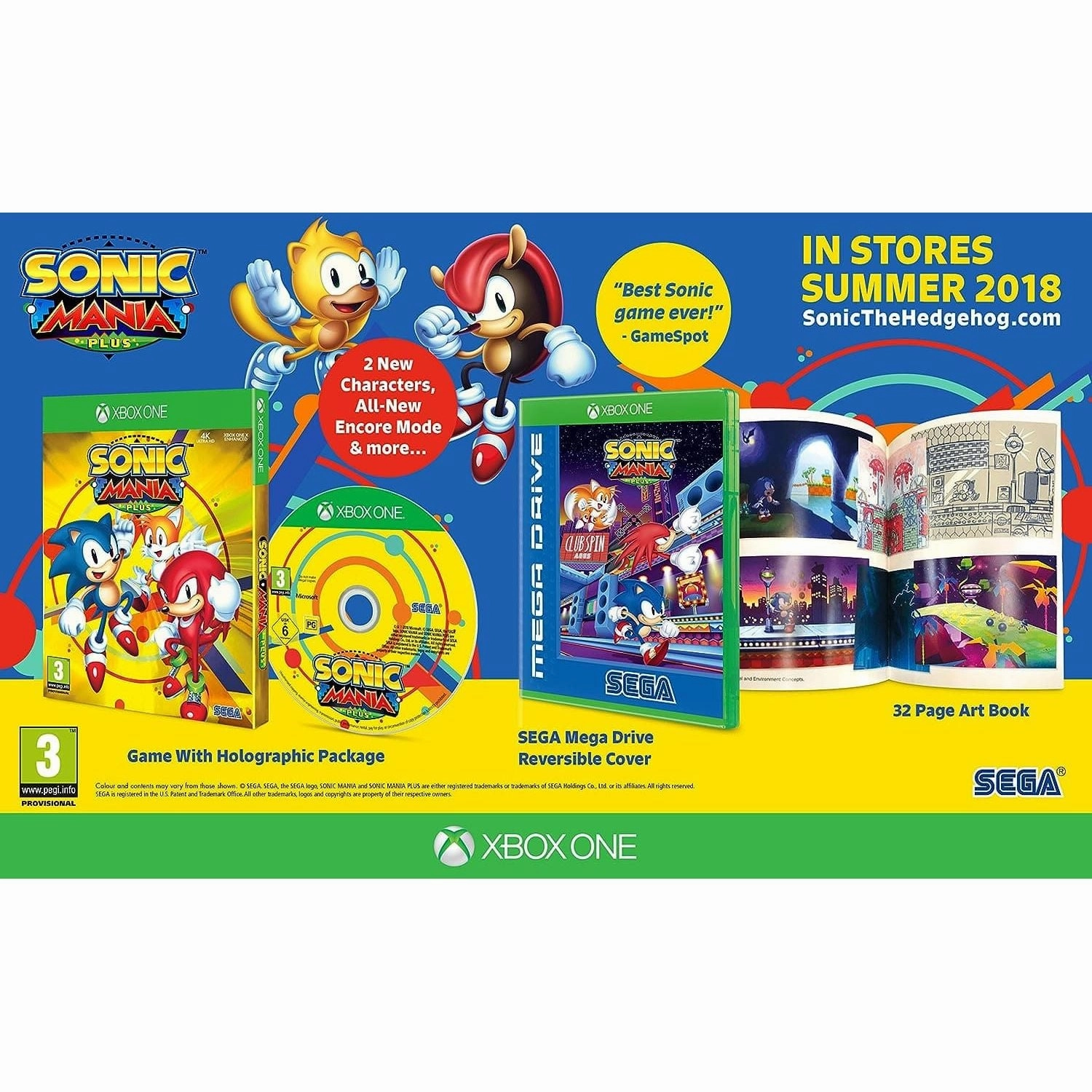 Sonic Mania Plus (Xbox One)