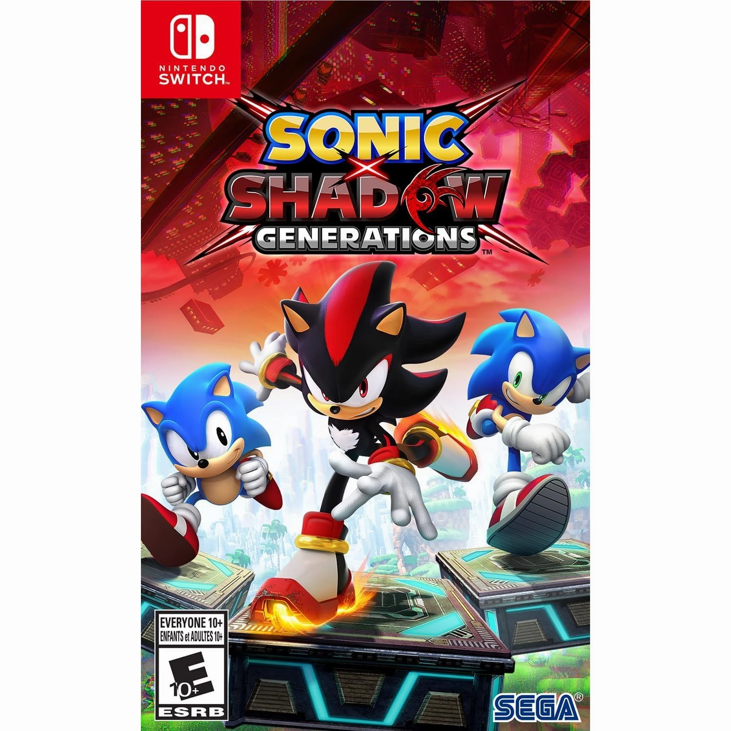 Sonic x Shadow Generations - Nintendo Switch Game smartwatch accessories, apple watch bands, charging dock for smartwatch
