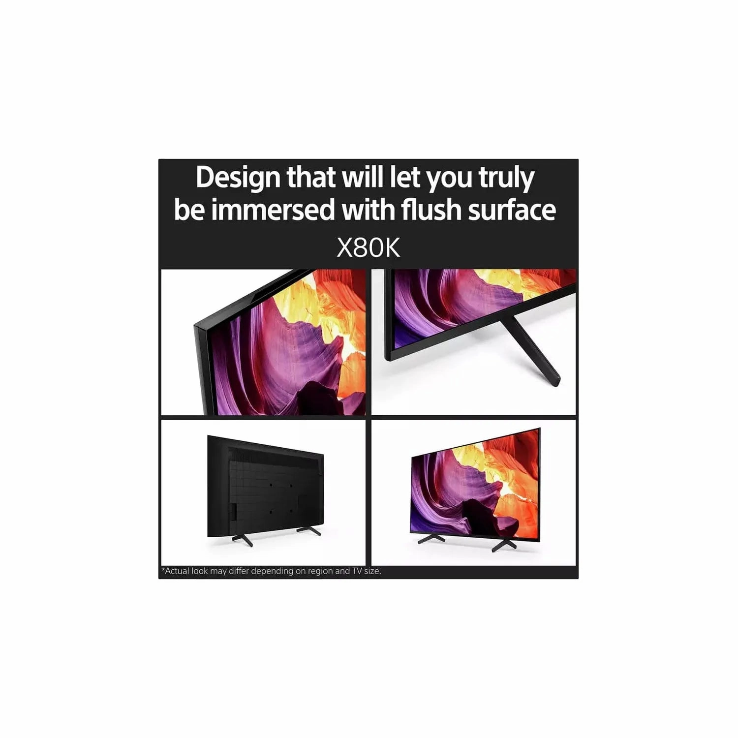 Sony 55 Inch Freeview TV Smart 4K UHD HDR LED - KD55X80KU
