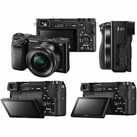 Sony A6000 Interchangeable 16-50 mm  Lens Digital Camera - Black