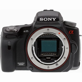 Sony alpha 35 SLT A35 Body only - Black digital cameras, buy mirrorless camera, compact cameras sale