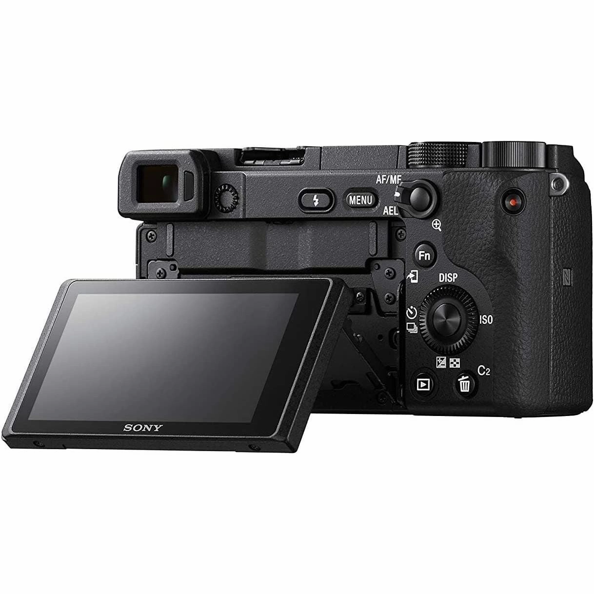 Sony Alpha 6400 | APS-C Mirrorless Camera with Sony 16-50 mm f/3.5-5.6 Power Zoom Lens ( Fast 0.02s Autofocus 24.2 Megapixels, 4K Movie Recording, Flip Screen for Vlogging ), Black