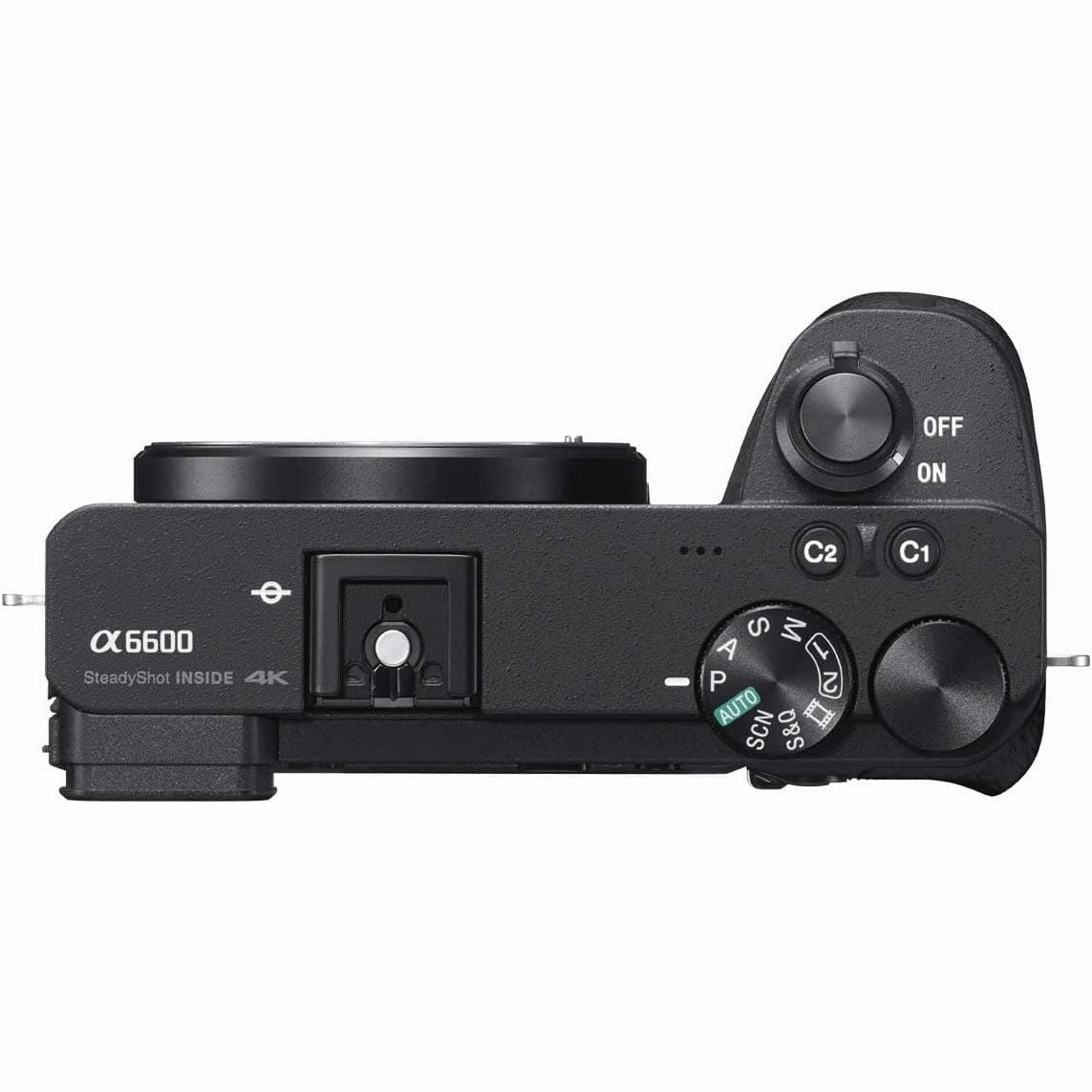 Sony Alpha 6600 | APS-C Mirrorless Camera (Fast 0.02s Autofocus, 5-axis in-body optical image stabilisation, 4K HLG, Flip Screen for Vlogging, Flip Screen for Vlogging), Black - Body Only