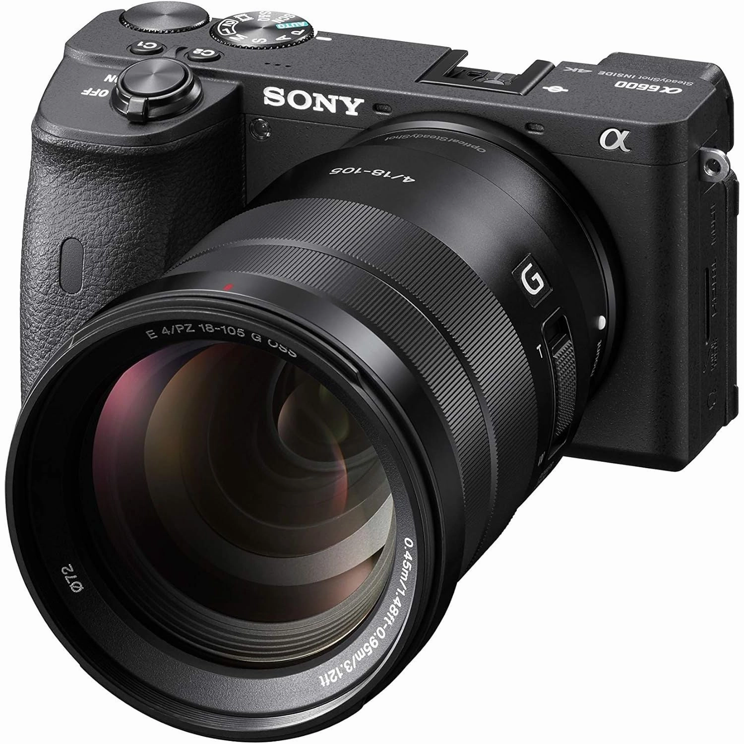 Sony Alpha 6600 - APS-C mirrorless camera (fast 0.02s autofocus, 5-axis optical image stabilization in the housing)
