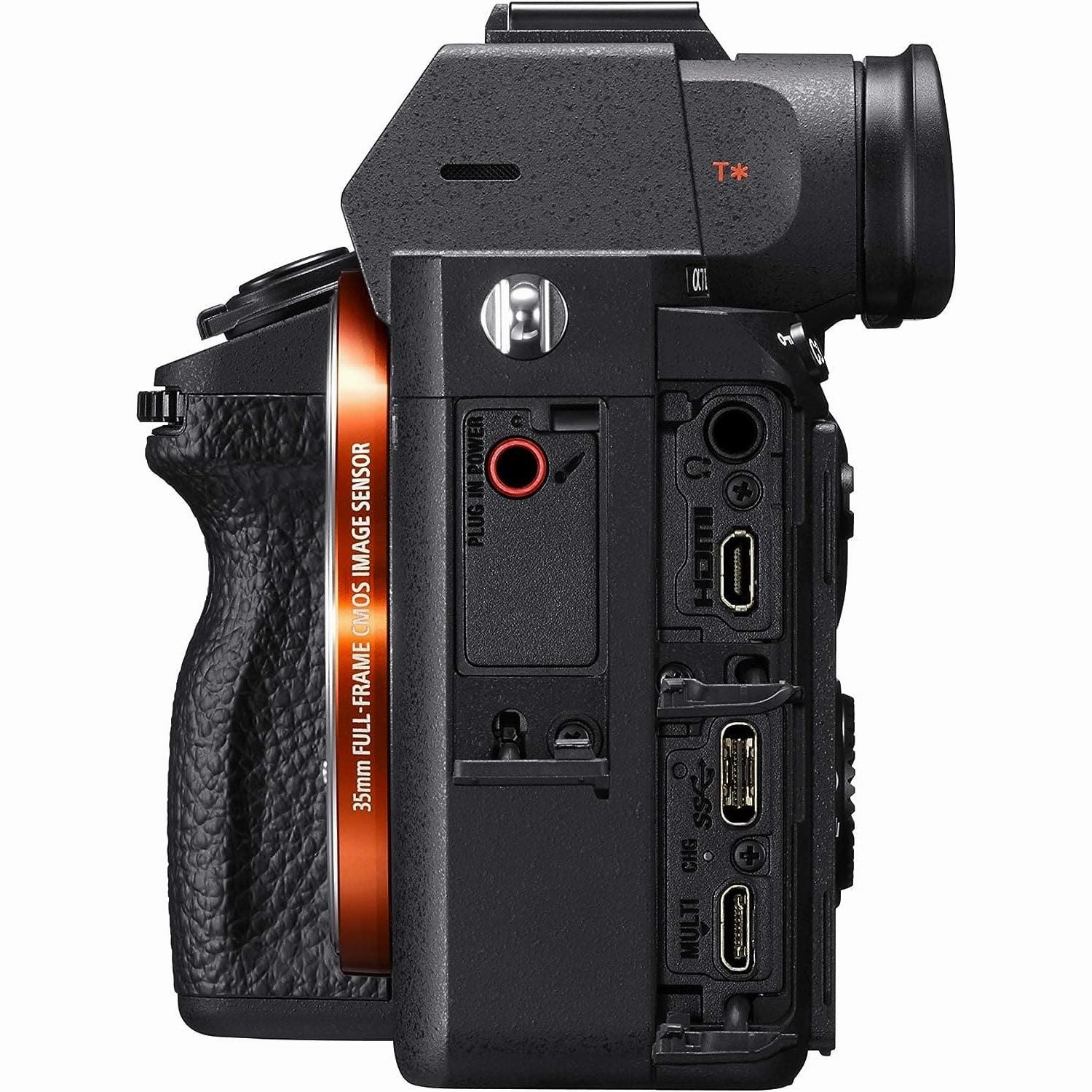 Sony Alpha 7 III Full-Frame Mirrorless Camera  0.02s Fast Autofocus, 5-Axis In-Body Stabilisation, 4K HLG, Large Battery Capacity  Black