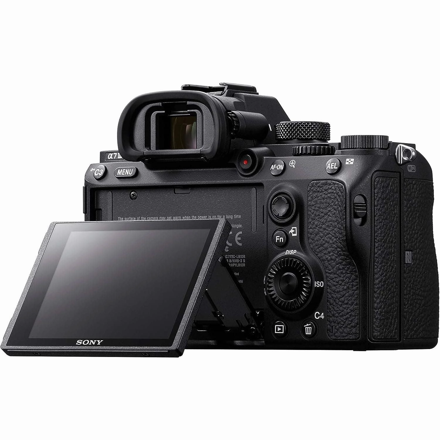 Sony Alpha 7 III Full-Frame Mirrorless Camera  0.02s Fast Autofocus, 5-Axis In-Body Stabilisation, 4K HLG, Large Battery Capacity  Black
