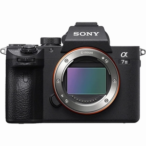 Sony Alpha 7 III Full-Frame Mirrorless Camera  0.02s Fast Autofocus, 5-Axis In-Body Stabilisation, 4K HLG, Large Battery Capacity  Black digital cameras, buy mirrorless camera, compact cameras sale