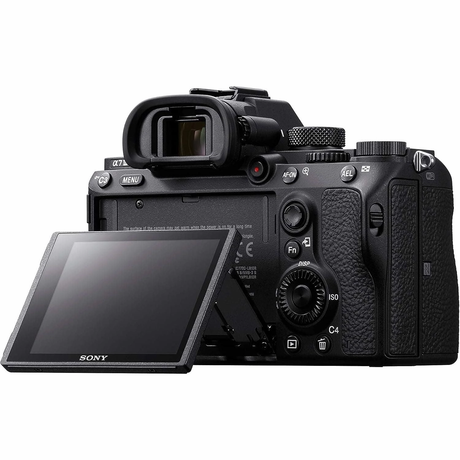 Sony Alpha 7 III Full-Frame Mirrorless Camera  0.02s Fast Autofocus, 5-Axis In-Body Stabilisation, 4K HLG, Large Battery Capacity  Black