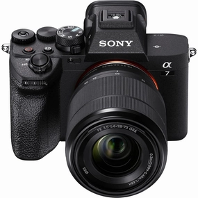 Sony Alpha 7 IV Full-Frame Mirrorless Camera with 28-70mm F3.5-5.6 Lens, 33MP, 4K60p, Real-Time Autofocus, 10fps, Vari-Angle Touchscreen - Black camera and photography, photography gear, professional camera kits