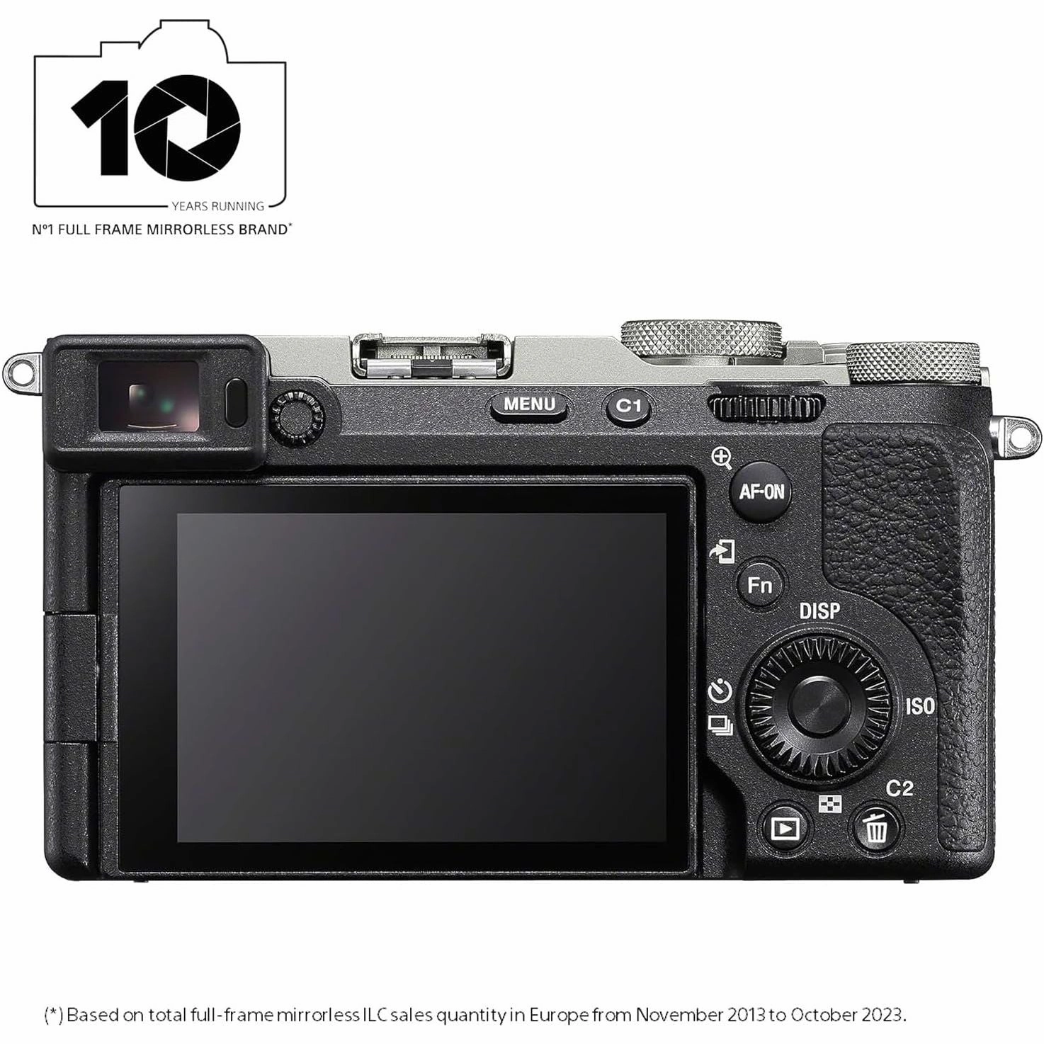 Sony Alpha 7C II Full-Frame Mirrorless Camera  Compact Design, 33MP, Real-Time Autofocus, 10 FPS, 4K Video, Vari-Angle Touchscreen (Silver)