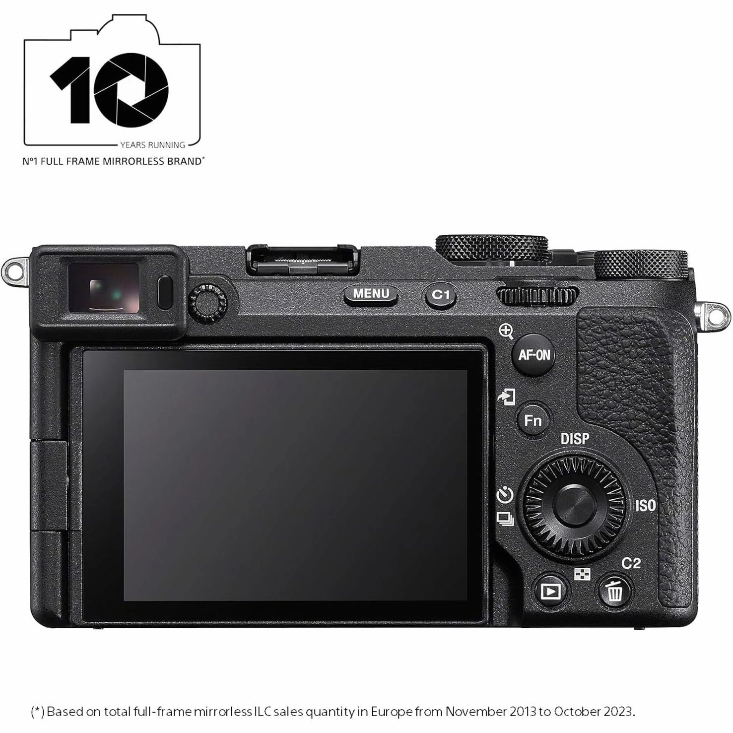 Sony Alpha 7CII Full-Frame Mirrorless Camera - 33MP, Real-Time Autofocus, 10 fps, 4K Recording, Vari-Angle Touch Screen, Black Body Only