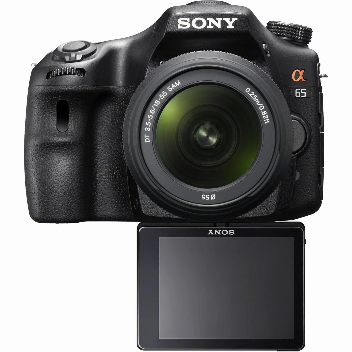 Sony Alpha A65 SLT-A65V 24MP DSLR Camera   18-55mm Zoom Lens Kit