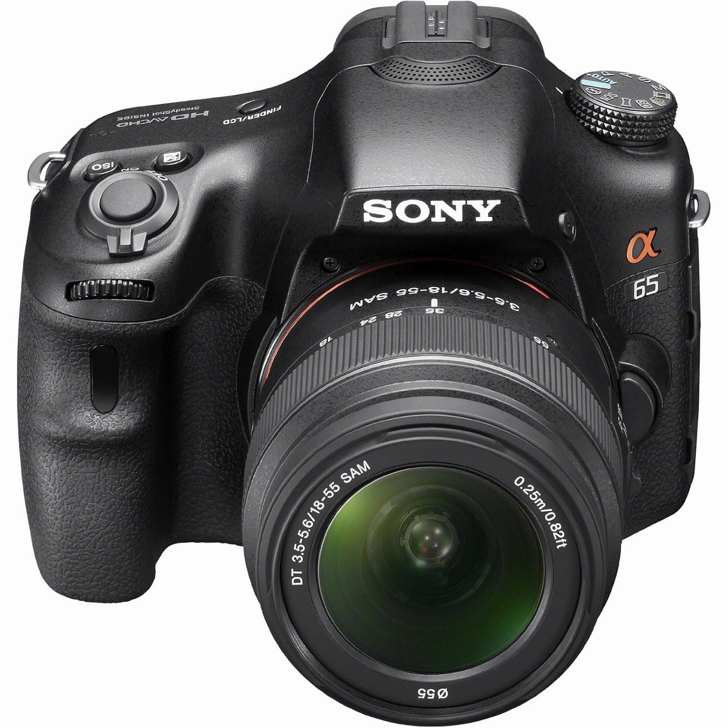 Sony Alpha A65 SLT-A65V 24MP DSLR Camera   18-55mm Zoom Lens Kit