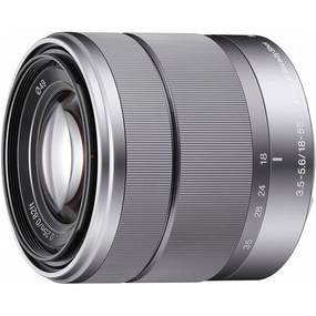 Sony Alpha SEL1855 E-mount 18-55mm F3.5-5.6 OSS Lens - Silver camera accessories, dslr camera accessories, best camera tripod