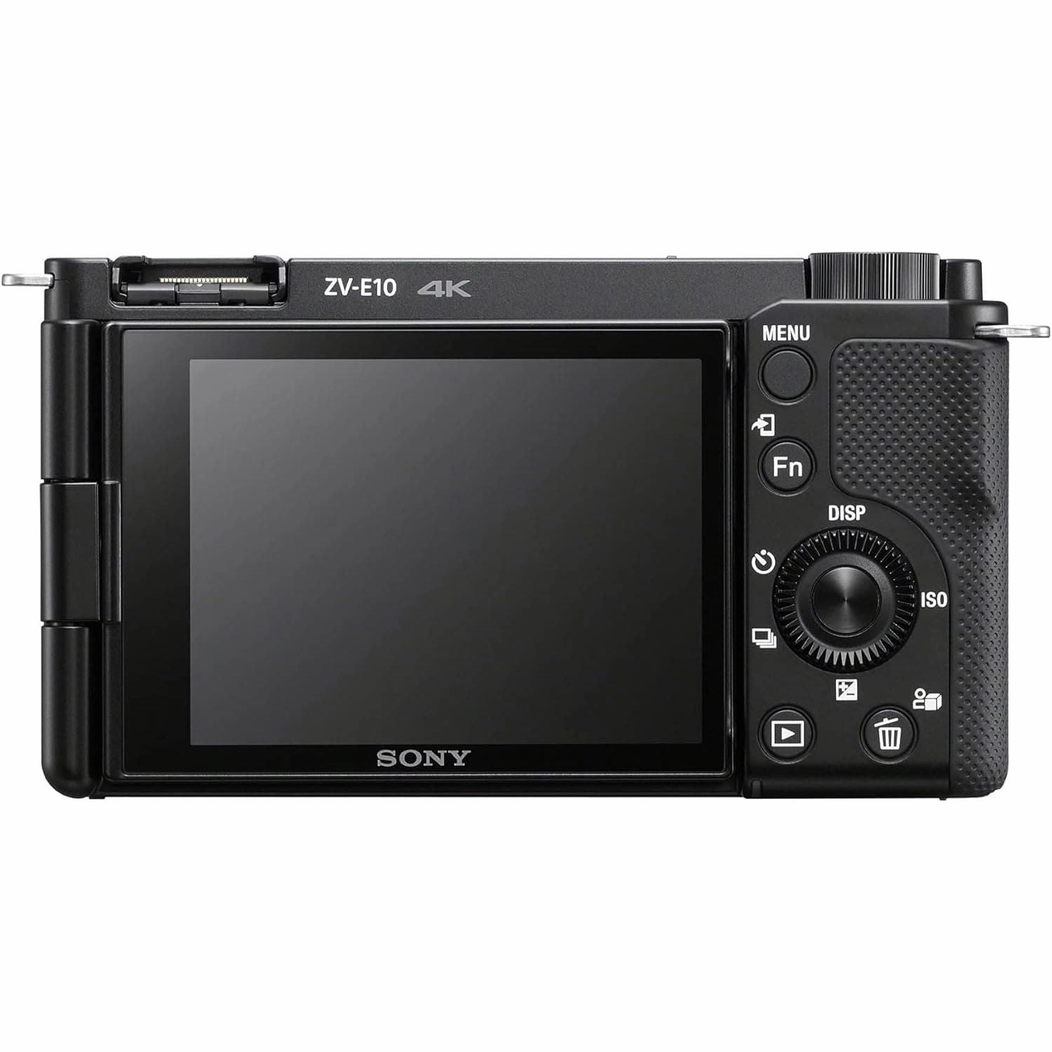 Sony Alpha ZV-E10 - APS-C Interchangeable Lens Mirrorless Vlog Camera - Black