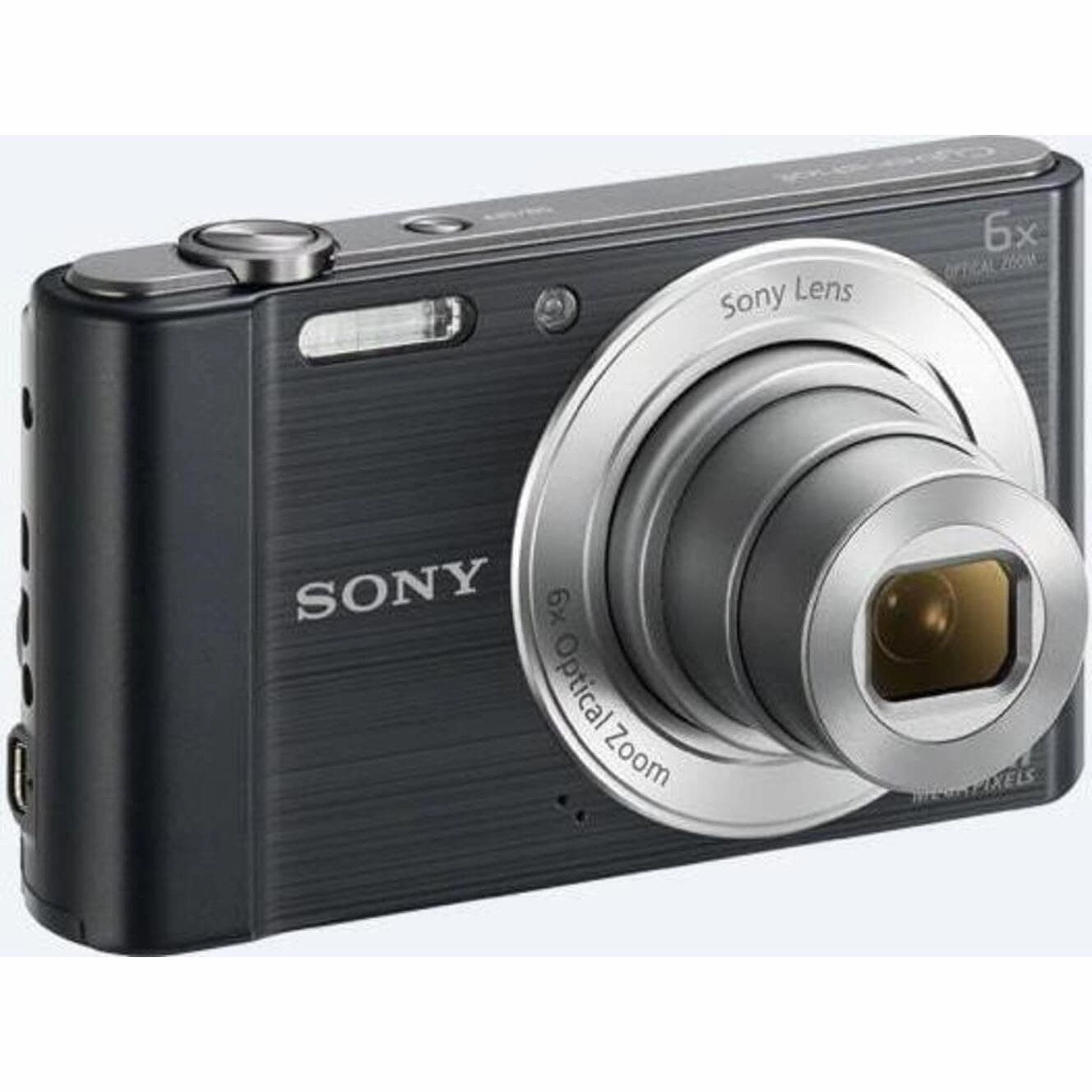 Sony Cyber-SHOT DSC-W810, Compact Camera with 6x Optical Zoom, 20.1 Mega Pixels - Black