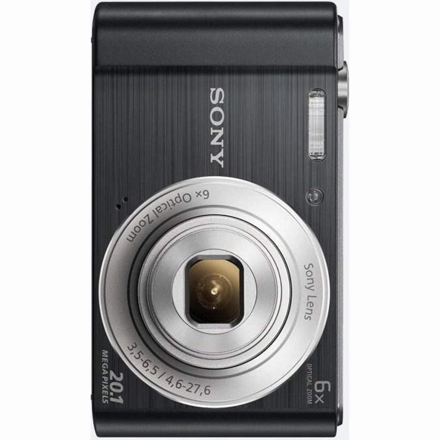 Sony Cyber-SHOT DSC-W810, Compact Camera with 6x Optical Zoom, 20.1 Mega Pixels - Black