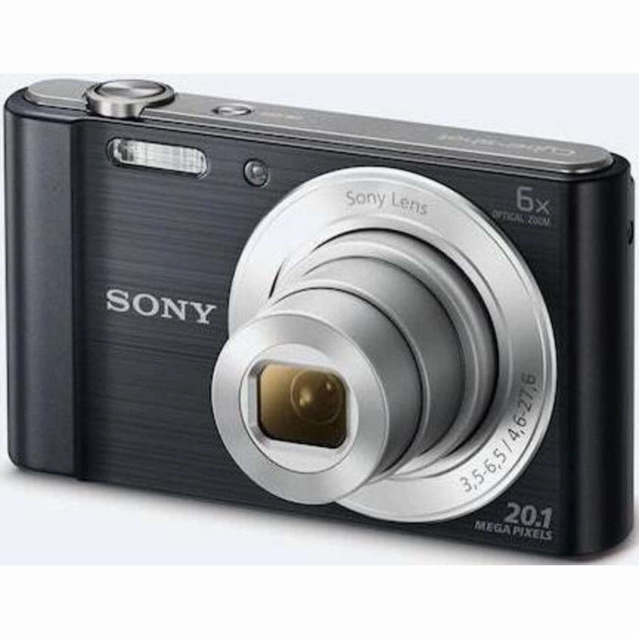 Sony Cyber-SHOT DSC-W810, Compact Camera with 6x Optical Zoom, 20.1 Mega Pixels - Black