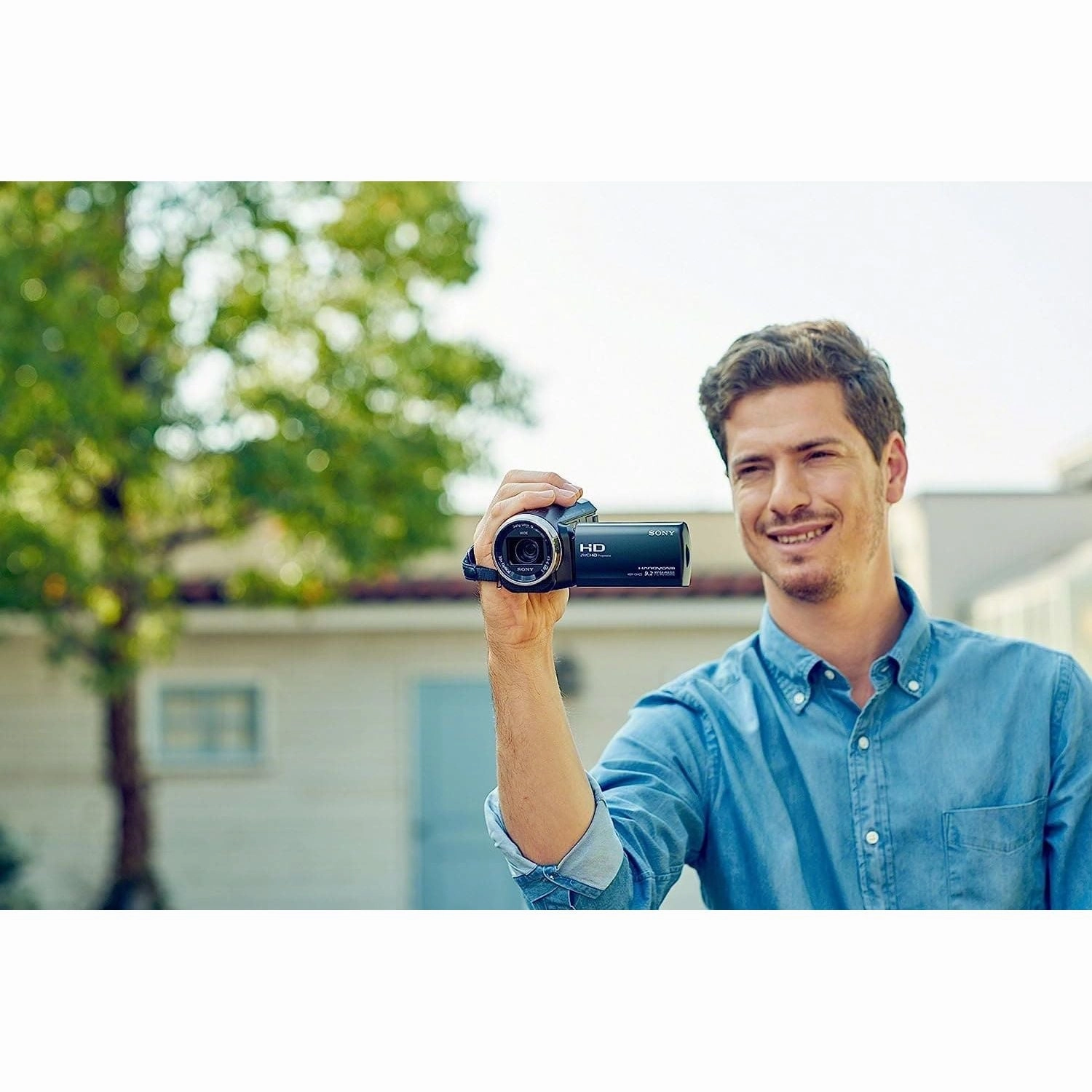 Sony HDR-CX625 Full HD Compact Camcorder (5-Axis Balanced Optical SteadyShot, 30x Optical Zoom, Wi-Fi and NFC) - Black