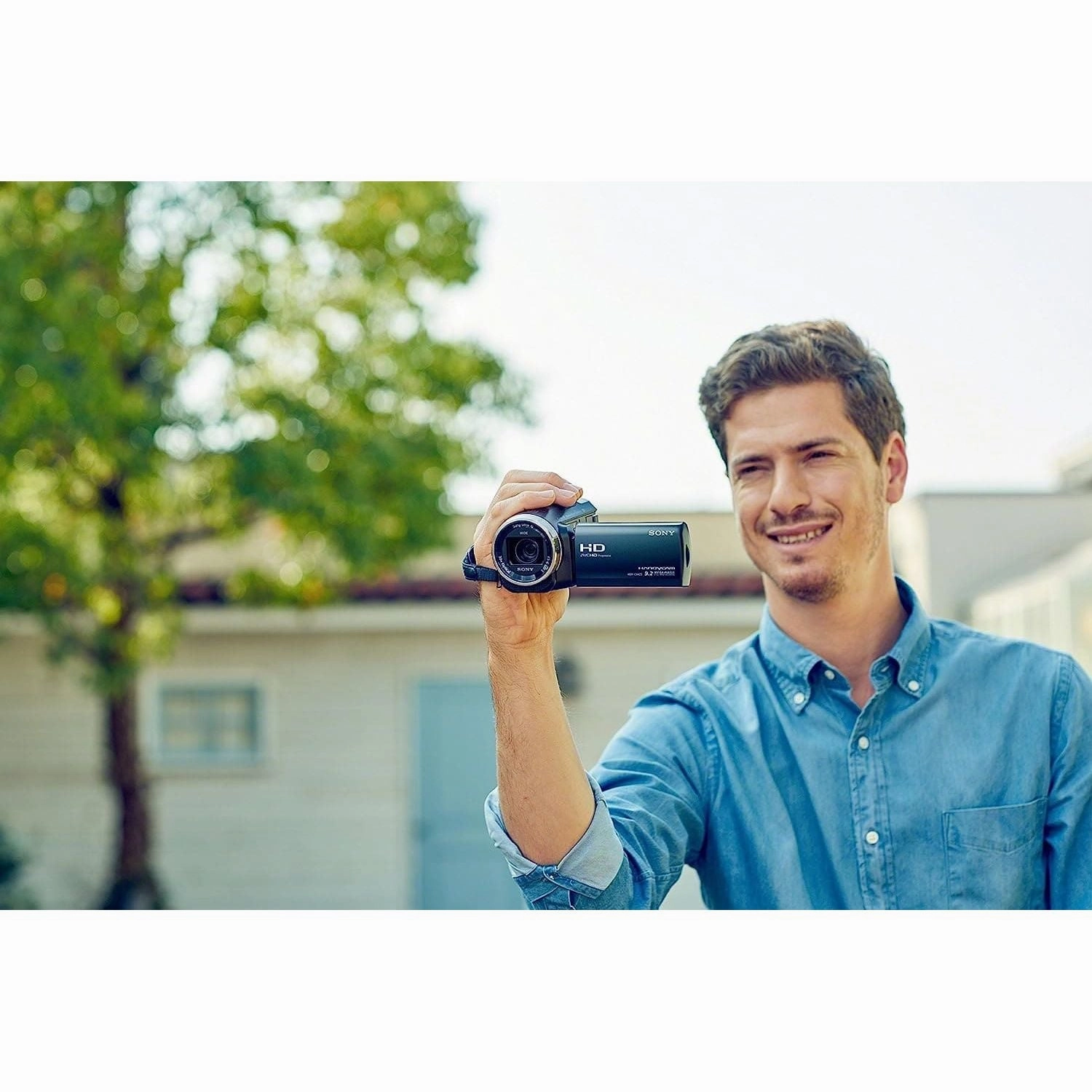 Sony HDR-CX625 Full HD Compact Camcorder (5-Axis Balanced Optical SteadyShot, 30x Optical Zoom, Wi-Fi and NFC) - Black