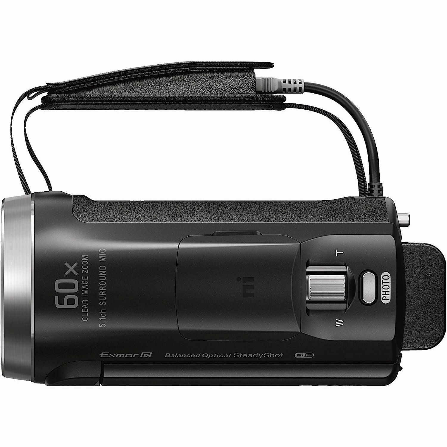 Sony HDR-CX625 Full HD Compact Camcorder (5-Axis Balanced Optical SteadyShot, 30x Optical Zoom, Wi-Fi and NFC) - Black
