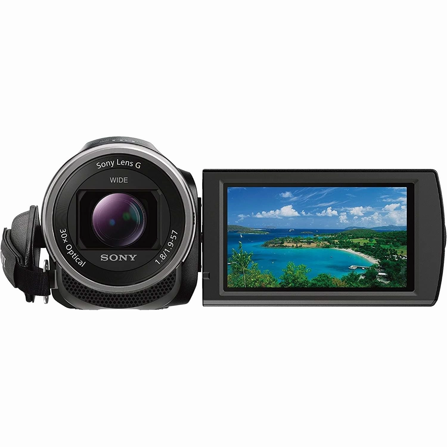 Sony HDR-CX625 Full HD Compact Camcorder (5-Axis Balanced Optical SteadyShot, 30x Optical Zoom, Wi-Fi and NFC) - Black