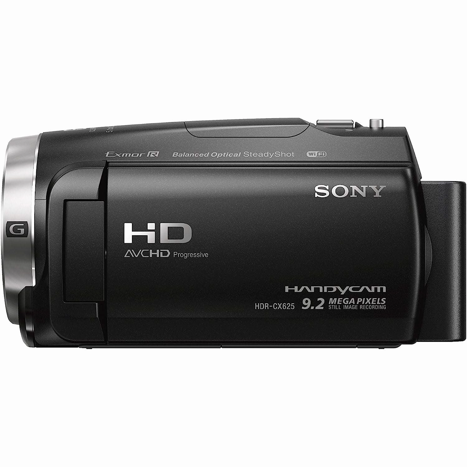 Sony HDR-CX625 Full HD Compact Camcorder (5-Axis Balanced Optical SteadyShot, 30x Optical Zoom, Wi-Fi and NFC) - Black
