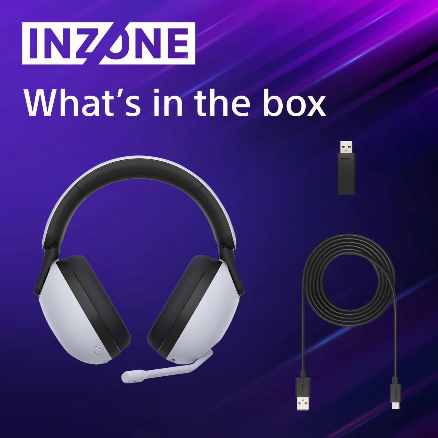 Sony INZONE H7 Wireless Gaming Headset - 360 Spatial Sound for Gaming