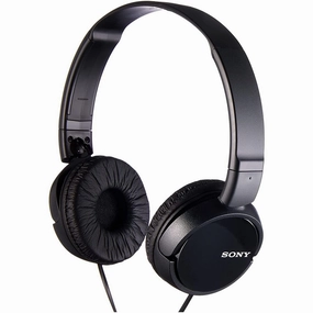 Sony MDR-ZX110 Overhead Headphones - Black over ear headphones,wireless earphones,headphone accessories,bluetooth earbuds