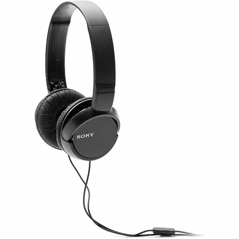Sony MDR-ZX110AP On-Ear Headphones with Mic/Remote - Black