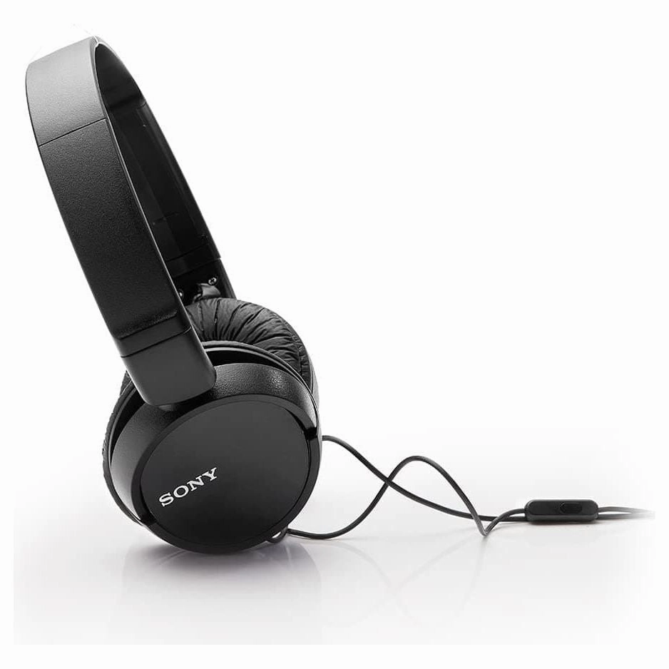 Sony MDR-ZX110AP On-Ear Headphones with Mic/Remote - Black