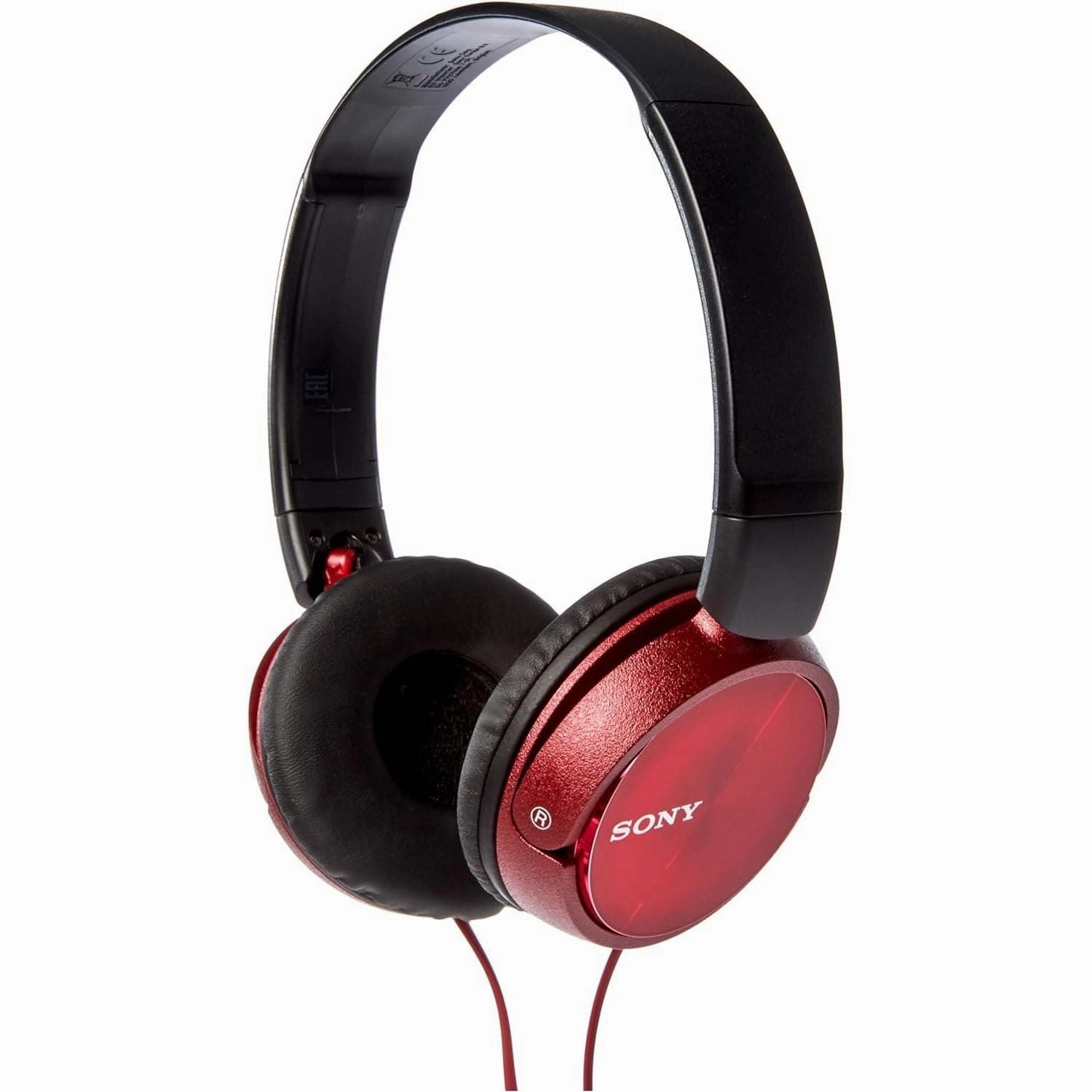 Sony MDR-ZX310 Foldable Headphones - Metallic Red bluetooth headphones, cheap wireless headphones, headphones with mic