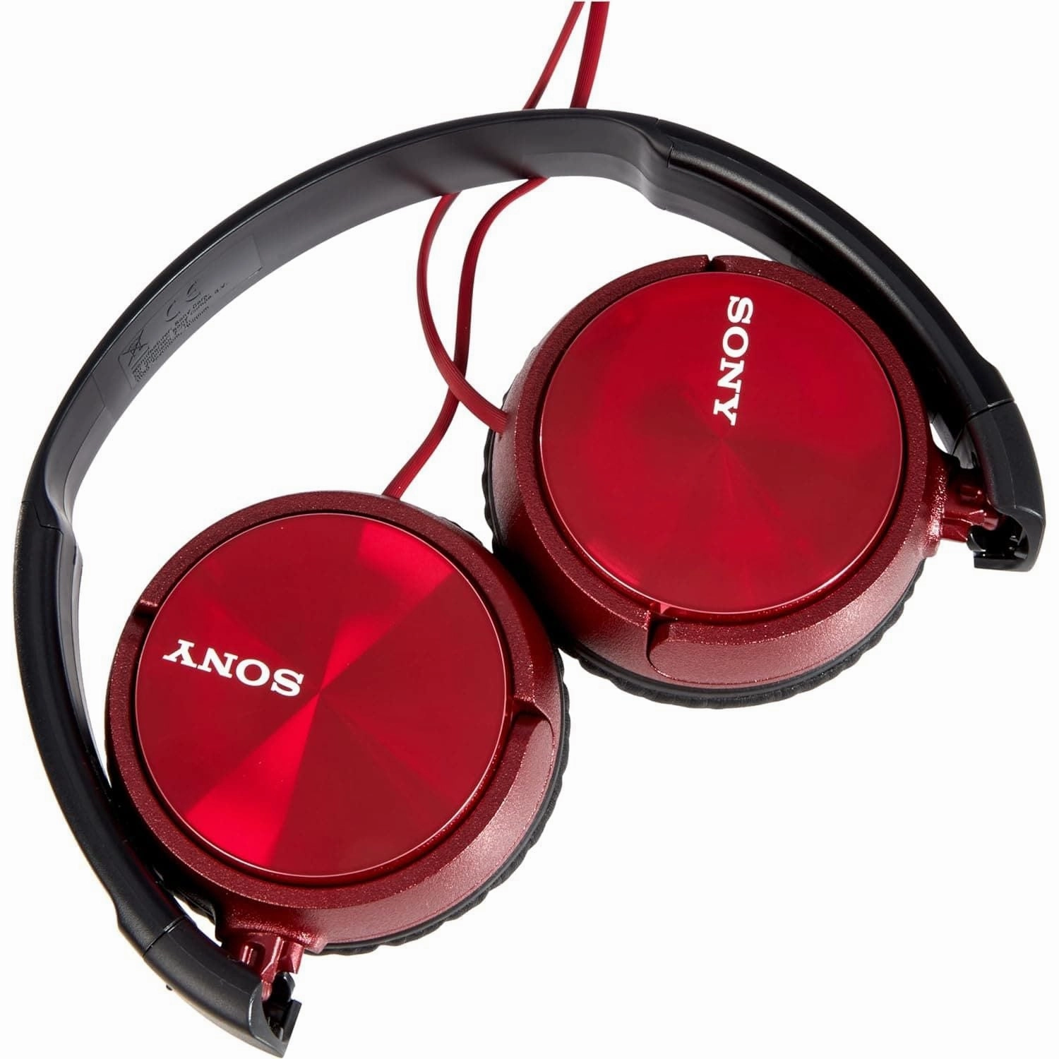 Sony MDR-ZX310 Foldable Headphones - Metallic Red