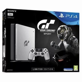 Sony PlayStation 4 1TB Gran Turismo Sport  Limited Edition - Silver Console nintendo switch,game console accessories,wireless controllers,gaming system
