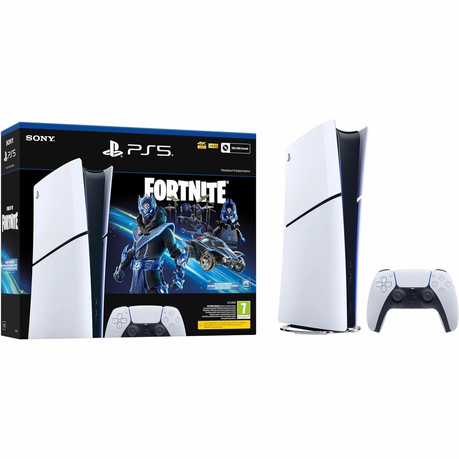 Sony PlayStation 5 Digital Console & Fortnite Bundle