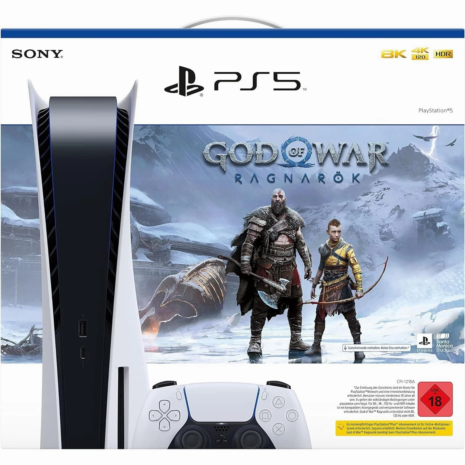 Sony PlayStation 5 (PS5) - God Of War: Ragnarok Bundle