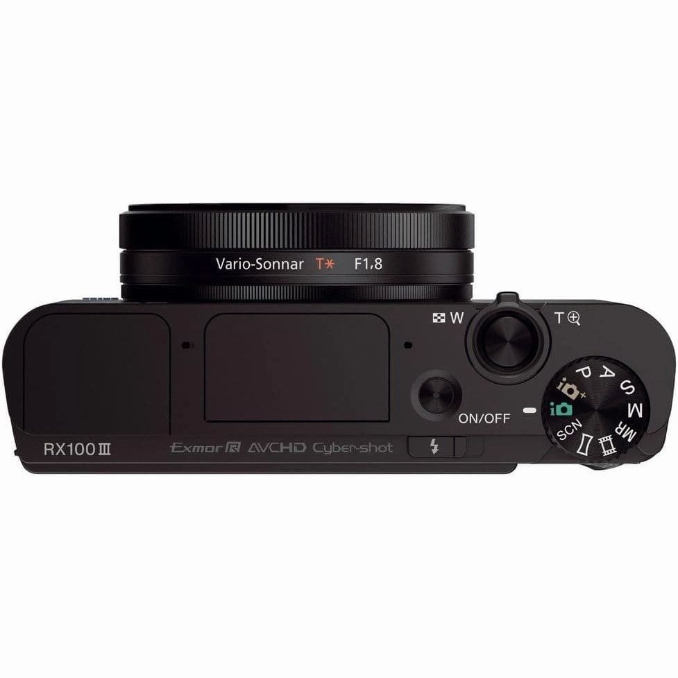 Sony RX100 III | Advanced Premium Compact Camera (1.0-Type Sensor, 24-70 mm F1.8-2.8 Zeiss Lens and Flip Screen for Vlogging)